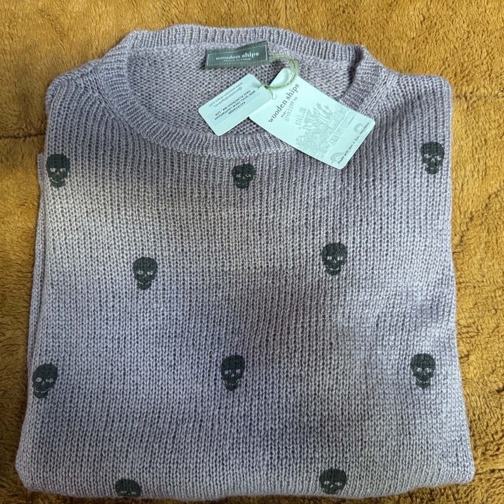 Wooden Ships Sweater with skulls